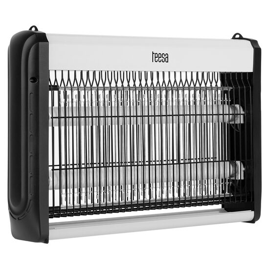 Capcana electrica pentru insecte, 2 x 10 W, metalica, 80 mp, 411 x 75 x 275 mm