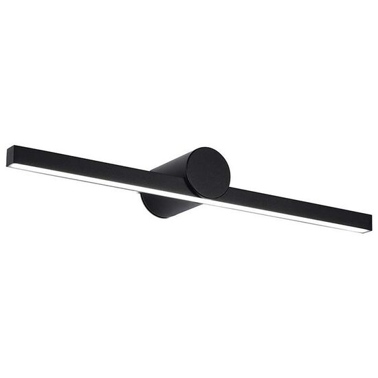 Aplica led pentru oglinda, Negru, 10W, 1530 lm, 3000K lumina calda, Aluminiu, IP65