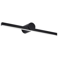 Aplica led pentru oglinda, Negru, 10W, 1530 lm, 4000K lumina neutra, Aluminiu, IP65