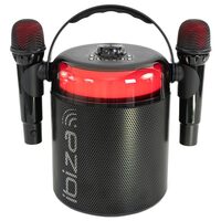 Boxa portabila Karaoke, 2x Microfoane, BT/USB/MSD/AUX, 120W, 260 x 270 x 220 mm
