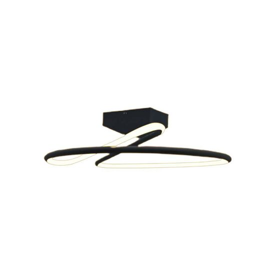 Plafoniera led, Negru, 4000k, 2130 lm, IP20, dimensiune 250 x 130 mm