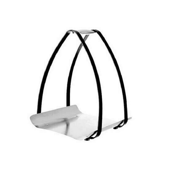 Cos pentru depozitat si transportat lemne, Strend Pro LH006SB, 36 cm, Inox