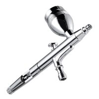 Pistol aerograf, 2 duze 0.3/0.5 mm, Inox alimentar