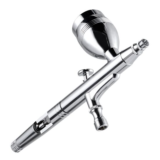 Pistol aerograf, 2 duze 0.3/0.5 mm, Inox alimentar