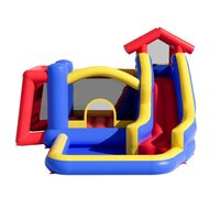 Casa gonflabila cu trambulina, suflanta, 3330x3380x2300 mm, max 140 kg