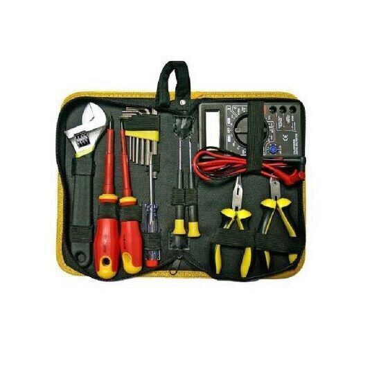 Set scule pentru electricieni 15 buc.cu multimetru, Strend Pro CMT-05.0215