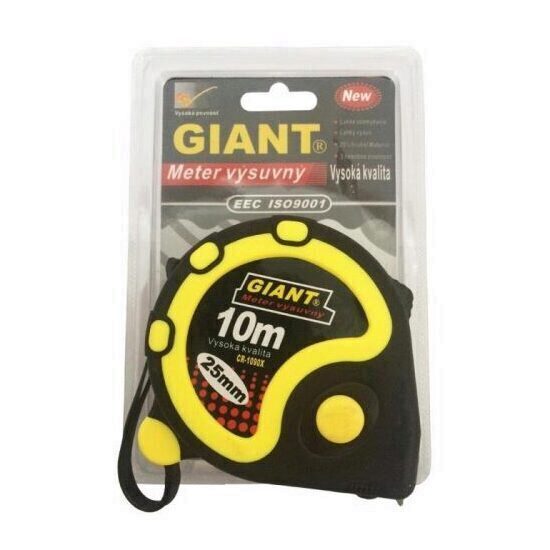 Ruleta Strend Pro 10m x 25 mm, cu protectie, 3 frane