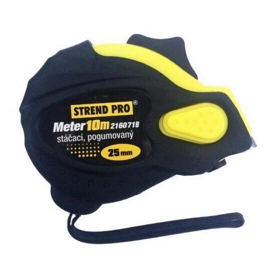Ruleta cu AutoStop, Strend Pro 10m x 25 mm, 2 frane