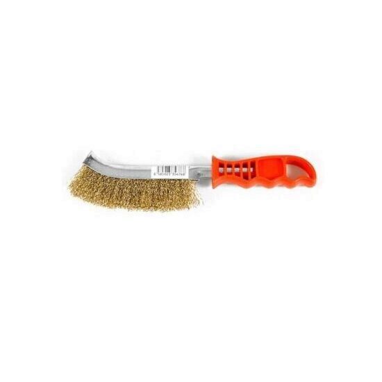 Perie de sarma semiluna, Strend Pro 250 mm, maner de plastic