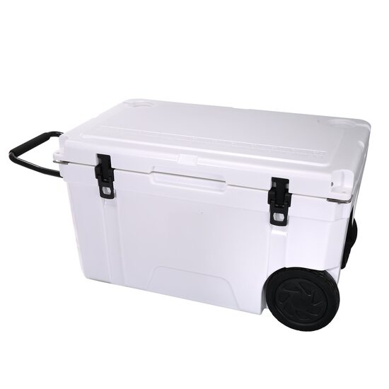 Cutie termoizolanta tip troller, 2 x roti, capacitate 62 l, dimensiune 755 x 460 x 445 mm, greutate 15 kg