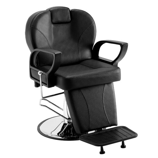Scaun salon/frizerie, max 150 kg, rotatie 360 grade, suport picioare, Reglabil inaltime 930-1060 mm, spatar inclinabil, pompa hidraulica