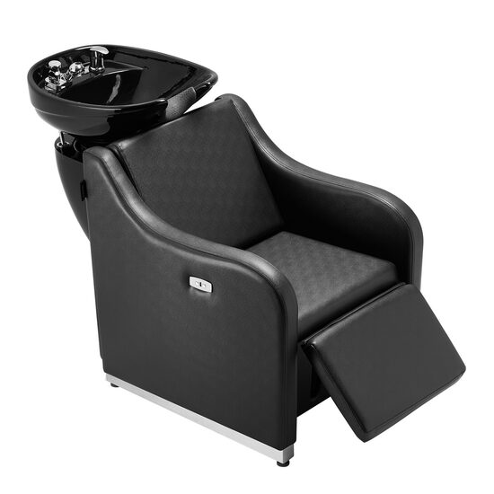 Unitate spalare par cu chiuveta ceramica, max 300 kg, suport picioare electric, spatar inclinabil