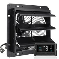 Ventilator evacuare pentru spatii comerciale, sere, depozite, Metal, 40 W, 1500 m³/h, diametru 305mm, 60 dB, Programator