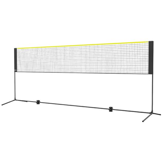 Fileu portabil pentru tenis, volei, badminton, Inaltime reglabila 914-1554 mm, 5100x1550x1030 mm, geanta transport