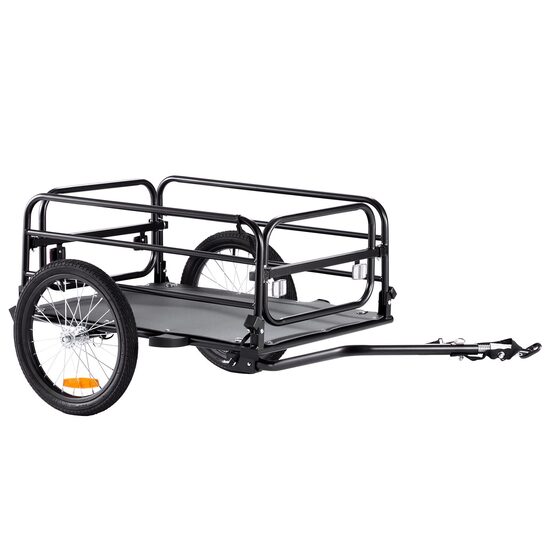 Remorca pentru biciclete, Capacitate 72.5 Kg, 1410 x 730 x 550 mm, cadru otel, Pliabil