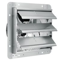 Ventilator evacuare pentru spatii comerciale, sere, depozite, Metal, 50 W, 1650 m³/h, diametru 356 mm, 60 dB