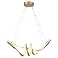 Candelabru led 24W, Lumina calda 3000K, dimensiune 720 x 300 mm, Auriu