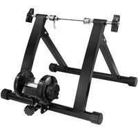 Home trainer magnetic, Cadru din otel, 550 x 470 x 405 mm, 65 dB, pentru roti 26”-29”, Negru, max 120 kg
