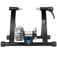 Home trainer hidraulic, Cadru din otel, 550 x 470 x 405 mm, roti 26”-29”, Negru, max 120 kg, portabil, 65 dB