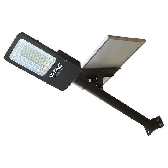 Corp iluminat stradal, Lumina rece 6500K, 50 W, alimentare hibrida retea si solara, Aluminiu, IP65