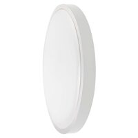 Plafoniera led rotunda pentru exterior/interior, 36 W, lumina rece 6500K, 3820 lm, dimensiune 350 x 61 mm, IP44, Alba