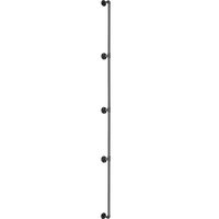 Mana curenta pentru scari, otel, Vivatechnix Negru Mat, lungime 3.6 m, diametru teava 32 mm