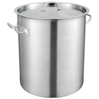 Oala cu capac, uz profesional 455x455 mm cm, Inox alimentar, 42 l