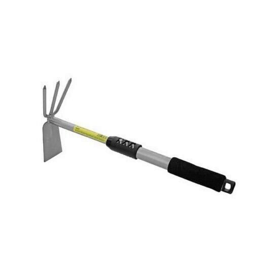 Sapaliga de mana cu coada ajustabila, Strend Pro 905F, 3 dinti, 7 cm