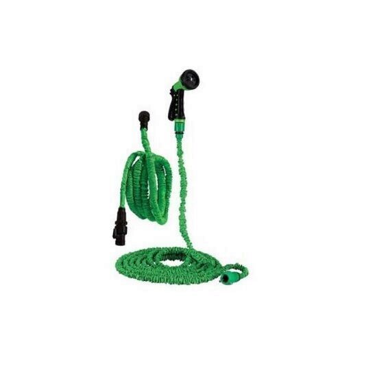 Furtun de gradina extensibil 5-15 m, Strend Pro NX1-050, 1/2"-3/4" cu pistol de stropit