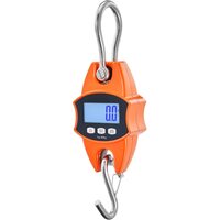 Cantar electronic cu carlig otel cu siguranta, 400 kg, Afisaj LED, precizie 50 g, Corp din aluminiu turnat