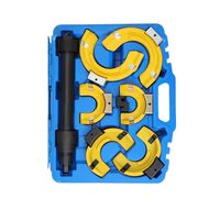 Set compresie arcuri auto, 7 piese, max 4500 kg, Otel, Universal