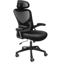 Scaun de birou ergonomic, max 130 kg, suport lombar reglabil, Tetiera, 5 roti