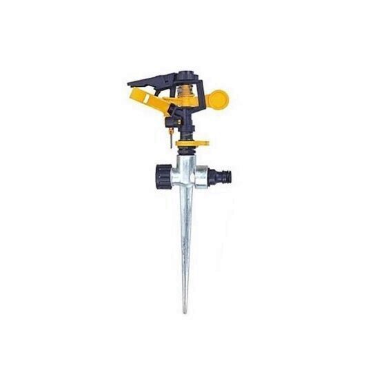 Aspersor pulsator cu rotatie 360⁰, Strend Pro DY1013Zn, tarus din zinc, 75 mp