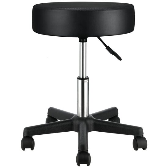 Scaun hidraulic pentru salon, max 180 kg, 5 roti, Reglabil inaltime