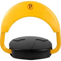 Blocator Parcare, Telecomanda si alarma, greutate suportata 2 tone, material rezistent, anti-rugina, IP67, negru/galben, 380 x 460 x 75 mm