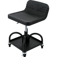 Scaun mobil service auto, 4 x roti, Inaltime reglabila 40-52 cm, max 135 kg