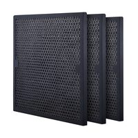 Set 3 filtre cu carbune activ, pentru purificatoare aer, 400 x 400 x 20 mm