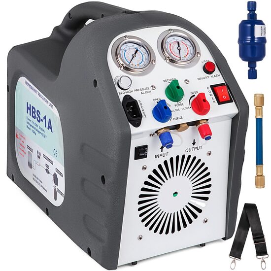 Aparat de recuperare a agentului frigorific CFC, HFC, HCFC, R-410A, 38.5 Bar, 1440 rpm