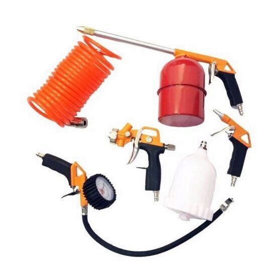 Set 5 accesorii de vopsit pentru compresor, Strend Pro Airtool W-2004A1