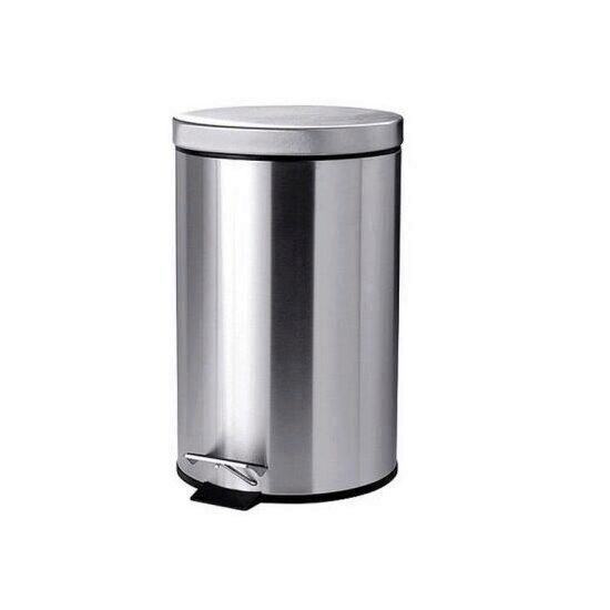 Cos de gunoi din otel inoxidabil cu pedala, Strend Pro Easyhome PD-18, capacitate 30 L