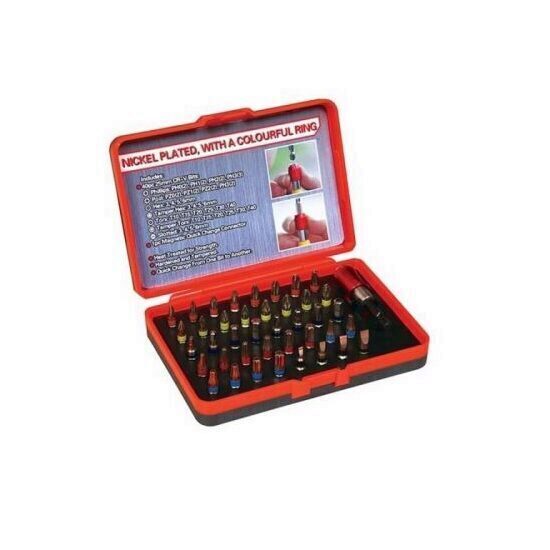 Set profesional 41 biti, Strend Pro EVE-12113, Bit 25 mm, S2