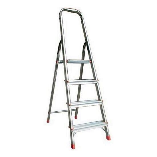 Scara aluminiu 4 trepte, Strend Pro ALW4, 1.52 m, 120 kG