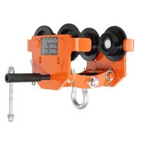 Carucior cu role pentru palan, Capacitate 2 tone, latime lucru 71-170.2 mm