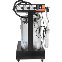 Sistem de vopsire electrostatica cu pulbere 50 W, 100 KV, 50 L, 450 g/min