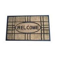 Covoras intrare Strend Pro CC RBC 29, Welcome, 45x75 cm, baza cauciucata