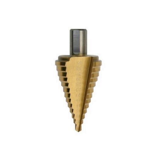 Burghiu in trepte 5-35mm, Strend Pro 6542, TiN, HSS, Trieda Industrial