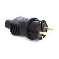 Stecher cauciucat Ipee 1328, 230V, cu contact de protectie