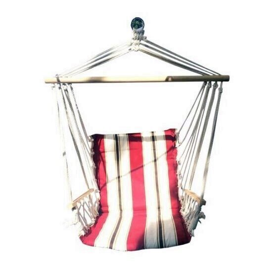 Hamac scaun suspendat, Strend Pro Craig, 100X50 cm, 150 Kg, din bumbac