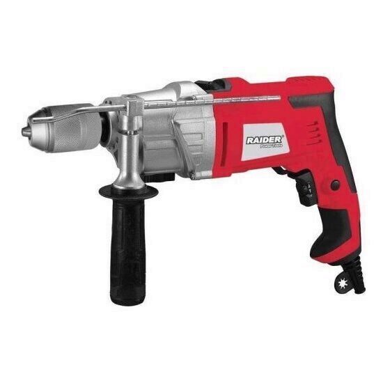 Masina de gaurit cu percutie, Raider, RD-ID51, 1050W, 13mm, 2 vit.