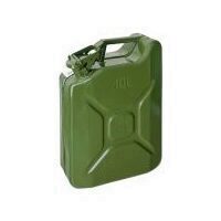 Canistra din metal pentru combustibil, Strend Pro JerriCan, verde, 10 L